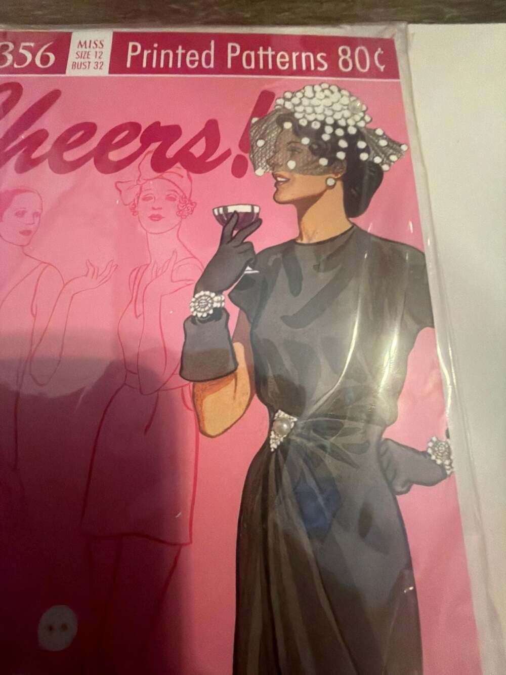 Michaels Darling Divas Cheers Vintage Fashion Illustration Spiral Notebook 5 x 7